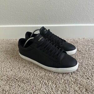 Oliver Cabell Mens Leather Sneakers Shoes Black 10 US Low Top